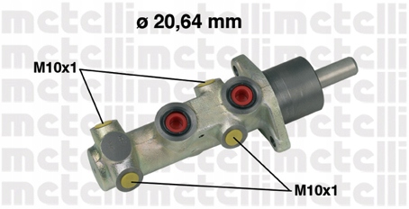METELLI POMPE FREIN FIAT PANDA 03- -ABS