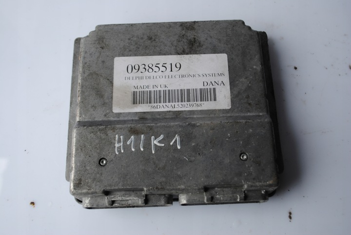 CONTROL UNIT ENGINE 09385519 OPEL CORSA C 1.2 2000- photo 1 - milautoparts-fr.ukrlive.com