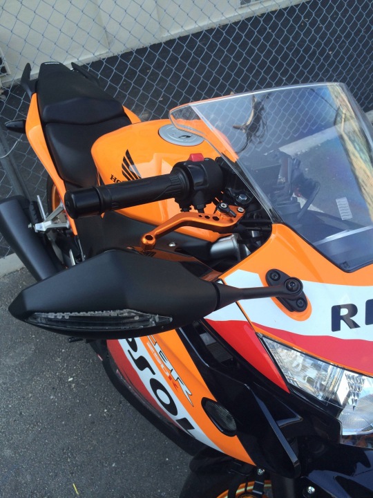 POIGNÉES COURT HONDA CBR 500 R/ RADIO 500 F/X 2013-21
