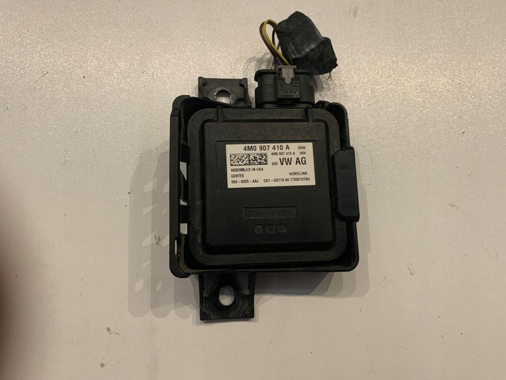 4M0907410A AUDI Q5 FY UNIDAD DE CONTROL BRAMY MÓDULO HOMELINK CUERPO CLAVIJA EE.UU. 