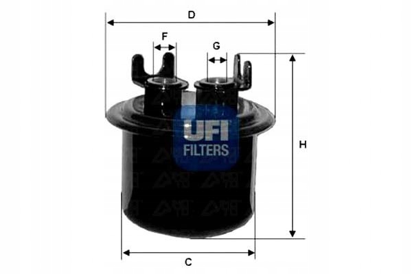 UFI FILTRE CARBURANT 25067060 25121604 16010SH3K52 160 photo 2 - milautoparts-fr.ukrlive.com