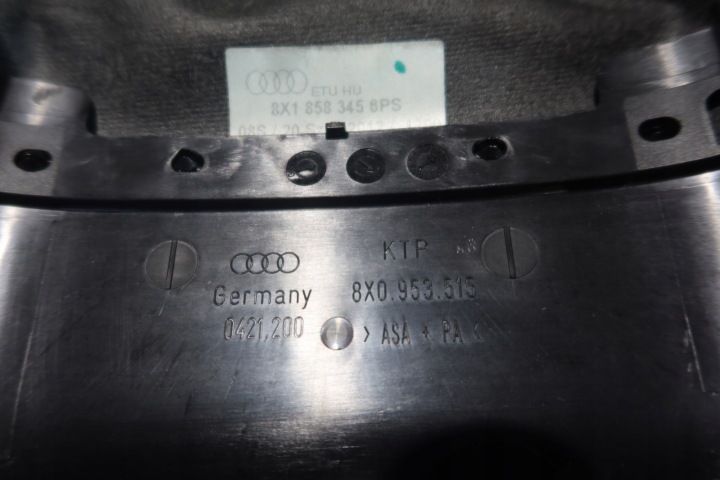 CHÂSSIS PROTECTION CAOUTCHOUC AUDI A1 8X 8X0953497