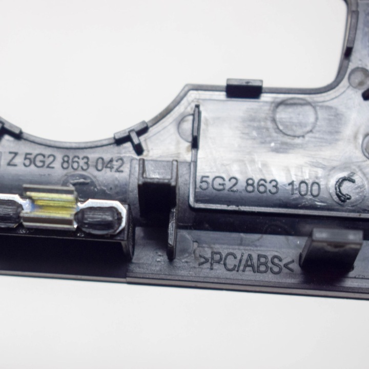 VOLKSWAGEN GOLF VII 2015 CHÂSSIS BOÎTE À GANTS TABLEAU DE BORD INSTRUMENTATION