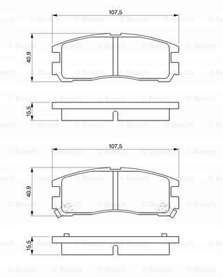 ZAPATAS DE FRENADO MITSUBISHI L 400 