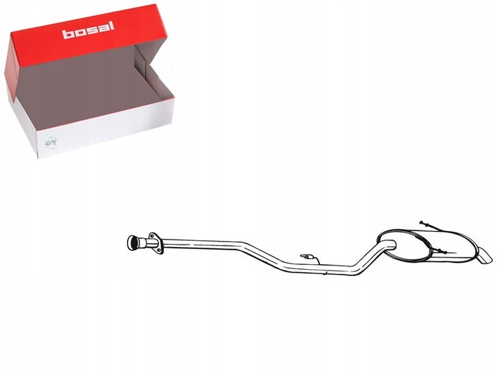 SILENCER SYSTEM OUTLET REAR BMW 3 E36 1.7D 06.95-08.00 BOSAL photo 1 - milautoparts-fr.ukrlive.com