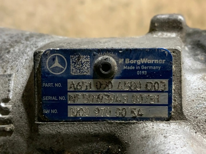 TURBINE MERCEDES-BENZ C (W204) A6510904580 2.1L DIESEL 150KW 2012