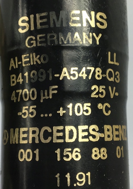 CONDENSATEUR ALLUMAGE MERCEDES W124 400E E420 E500 500E W140 R129 0011568801