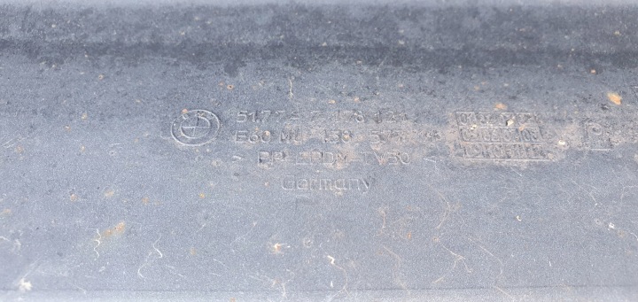 MOULURE SEUIL GAUCHE SEUIL BMW 5 E60 E61 51777178121