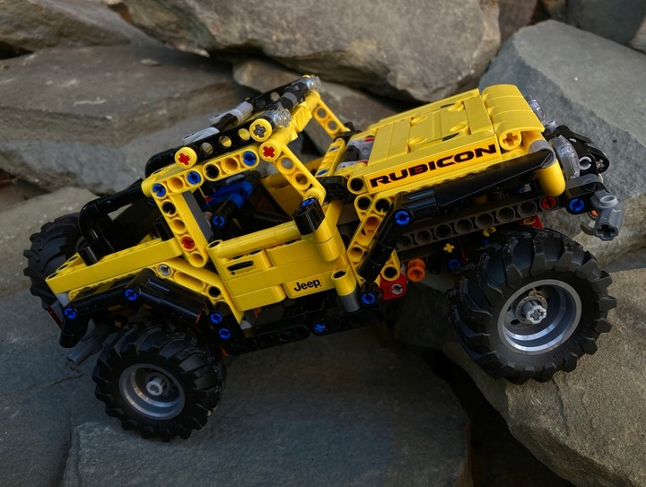 LEGO TECHNIC JEEP WRANGLER TRINKELĖS DLA VAIKAI AUTOMOBILIS TERENOWY nuotrauka 11