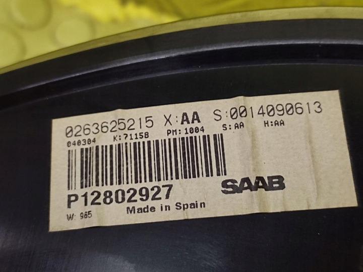 SAAB 9-3 II 2.2 TID COMPTEUR P12802927
