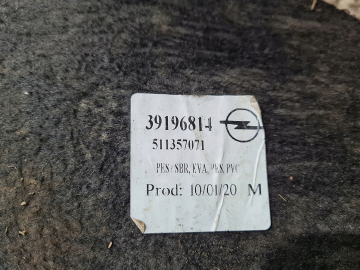 TAPIS REVÊTEMENT PLANCHERS OPEL CORSA F EUROPE