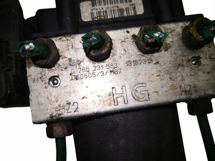 POMPE DE FREIN ABS OPEL MERIVA A 13182319 0265231583 100% FONCTIONNEL