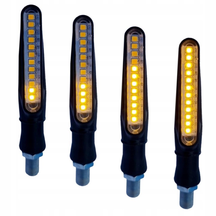 ZD59B 4 CLIGNOTANTS 12 LED FLOTTANT DYNAMIQUE