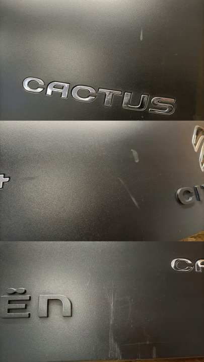 CITROEN C4 CACTUS 14- MOULURE CACHE COUVERCLES DE COFFRE ARRIÈRE