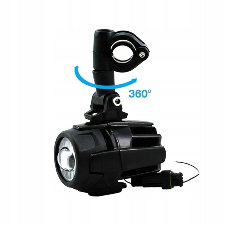 PHARES ANTIBROUILLARD LED PHARES VERS MOTOCYCLETTE 40W HOMOLOGATION E9