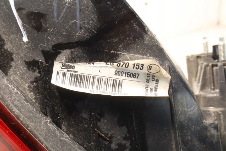PHARE GAUCHE ARRIÈRE OPEL ASTRA J 25870153