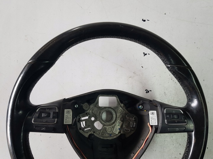 VW GOLF VI 08-13R PASSAT B7 VOLANT CUIR 3C8419091AJ