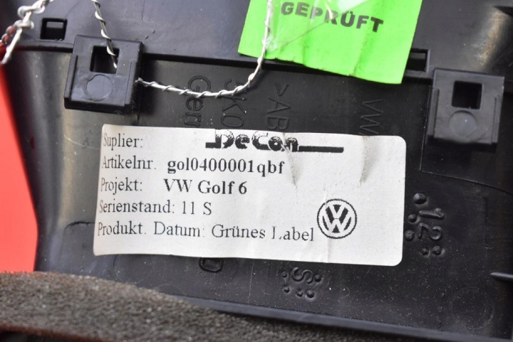 GRILLE CONDUIT D'AIR CENTRALE 5K0819728N VW GOLF 6 VI 08-15