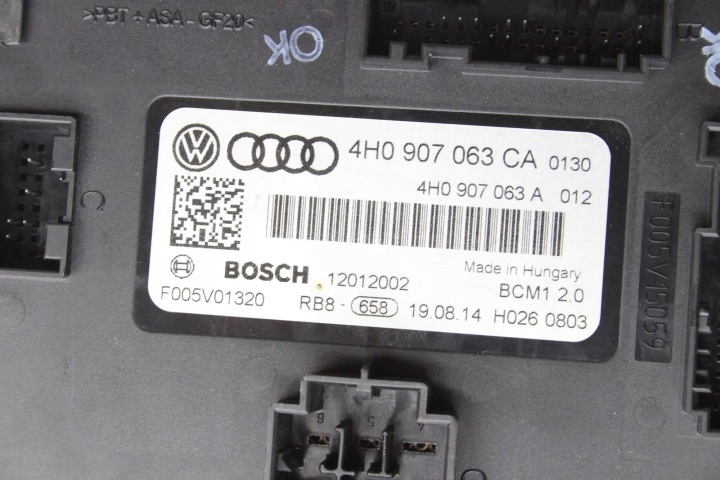 MODULE CONFORT AUDI A6 AVANT (4G5, C7, 4GD) 4H0907063A 18206154 2.0L 140KW