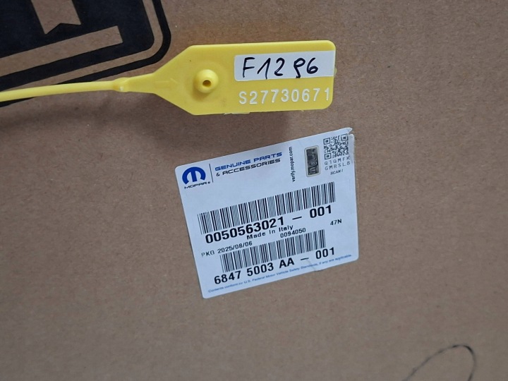 DOUBLURE PARE-CHOCS ARRIÈRE ALFA ROMEO STELVIO 16- NEUF OEM 50559833