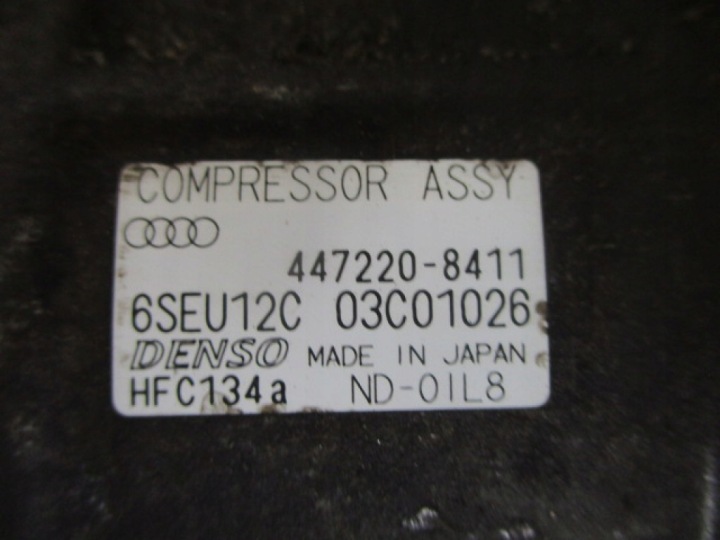 AUDI A4 B6 1.8 TURBO EMBRAYAGE COMPRESSEUR DE CLIMATISATION 447220-8411 DENSO