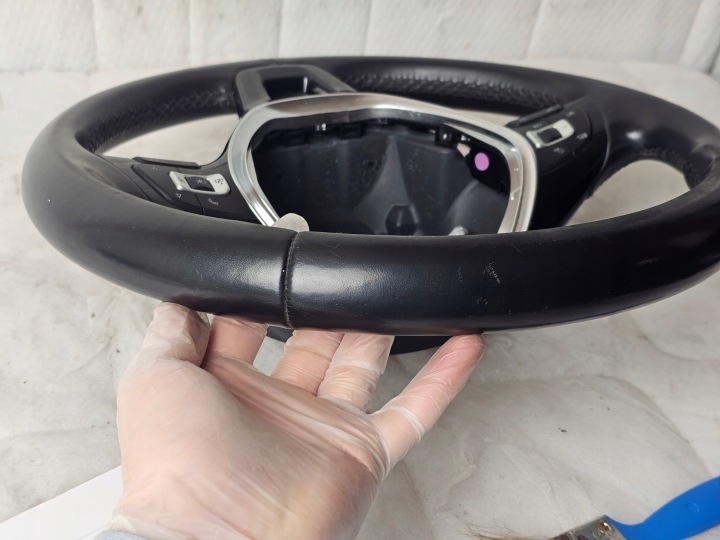 VOLANT MULTIFONCTION CUIR VW AMAROK TRANSPORTER T6 7E0419091AB