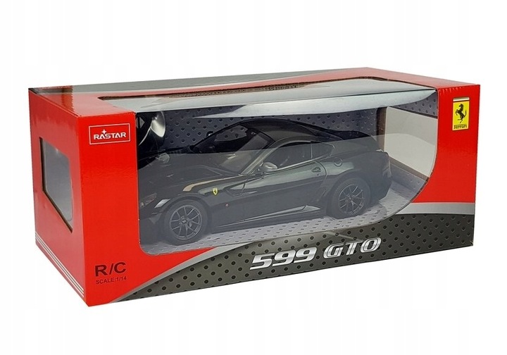 AUTO R\/C FERRARI 599 GTO RASTAR 1:14 JUODI NA PIL nuotrauka 8