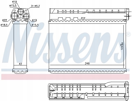 CHAUFFAGE NISSENS 70512