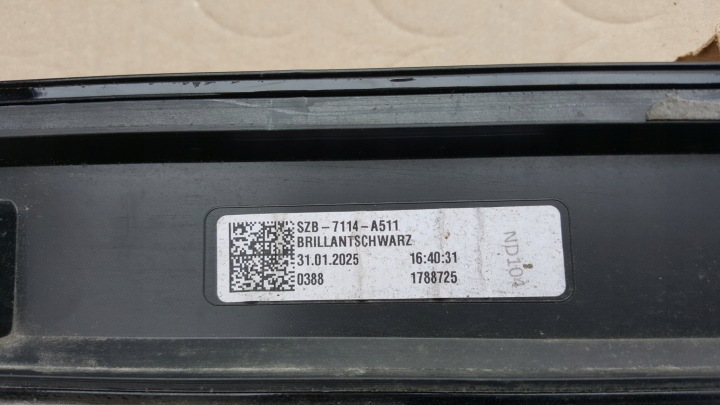 MOULURE SEUIL GAUCHE CÔTÉ AUDI A3 8Y0853855 DÉMONTAGE