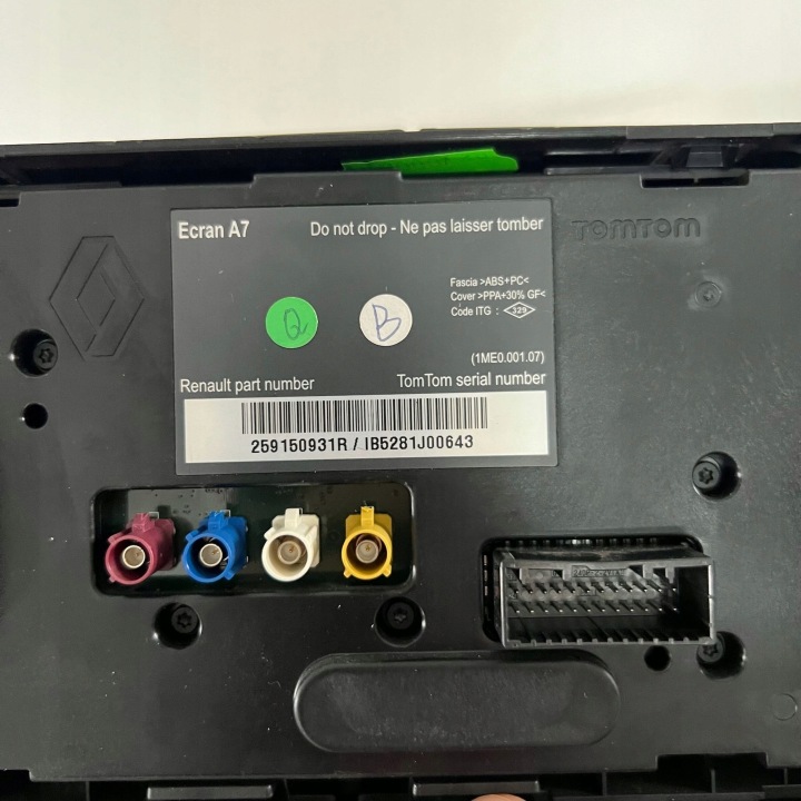 RENAULT MEGANE III 2014 MONITEUR MONITEUR ÉCRAN