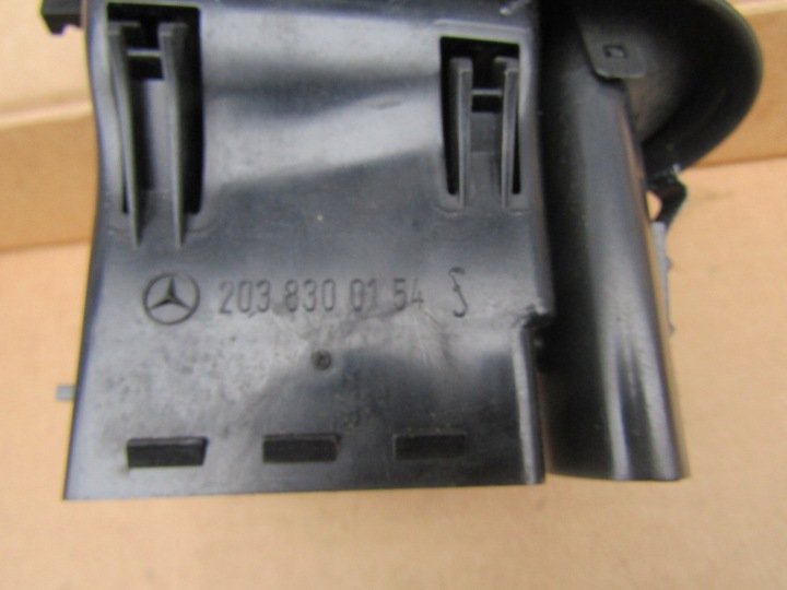 4 MERCEDES W203 GAUCHE GRILLE CONDUIT AIR TABLEAU DE BORD NOIRE ANTHRAZYT