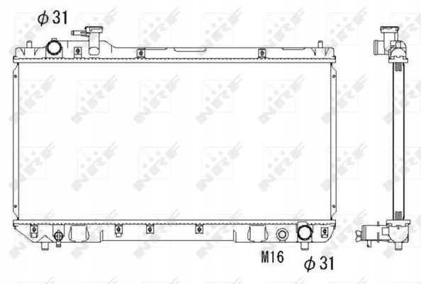 53275 RADUADOR DE AGUA 