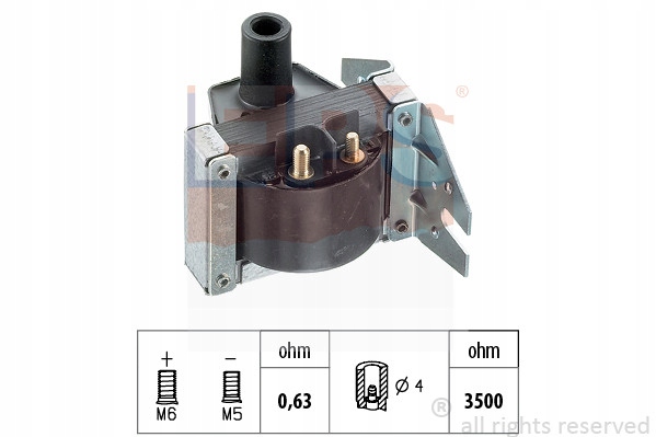 BOBINA DE ENCENDIDO VW A80/100 1,6 1.970.127 