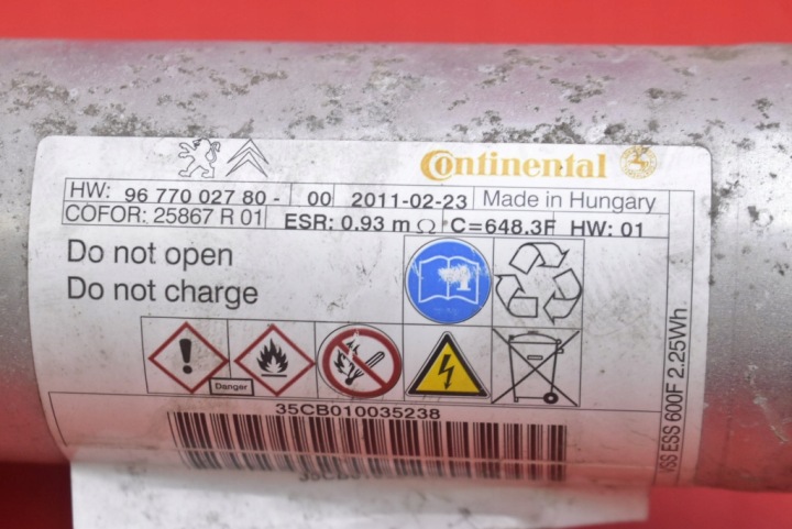CONTRÔLEUR MODULE START/STOP 9675015880-03 PEUGEOT 308 I T7 1.7 E-HDI 112 KM