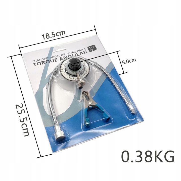 MESURE ANGLE CLÉ 1/2″ MESURE ANGLE VERS DOKRECANIA VIS POPRZEZ OBROT KATOW