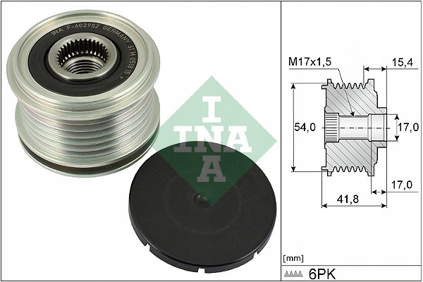 EMBRAGUE ALTERNADOR INA 535 0317 10 