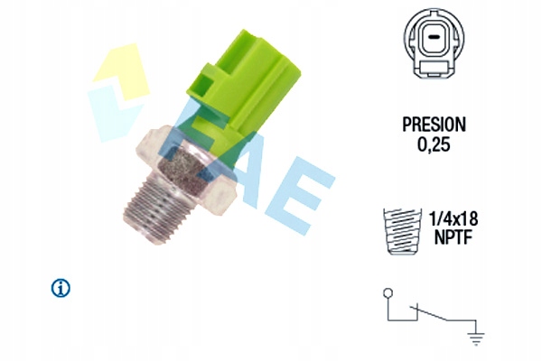 FAE SENSOR DE PRESIÓN ACEITES VOLVO C30 S40 II S80 II V50 V70 3 FORD 