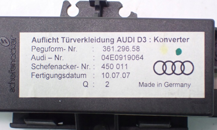 MODULE CONTRÔLEUR ÉCLAIRAGES AUDI A8 D3 4E0919064