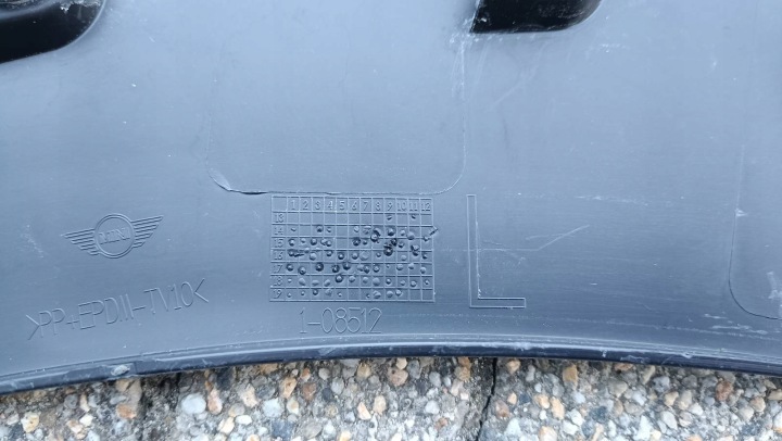 MOULURE GARDE-BOUE ARRIÈRE GAUCHE MINI COOPER AVEC F55