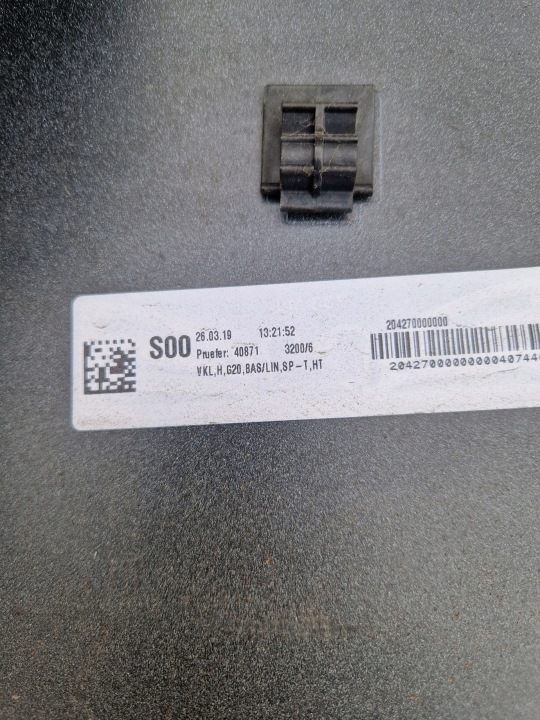 PARE-CHOCS ARRIÈRE BMW 3 G20 BERLINE