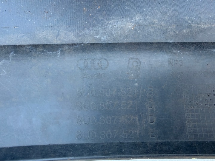 PARE-CHOCS ARRIÈRE AUDI Q3 8U 6X PDC 2012-2014 8U0807511D 8U0807521B