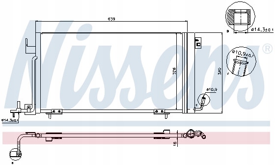 CONDENSADOR NISSENS 94321 