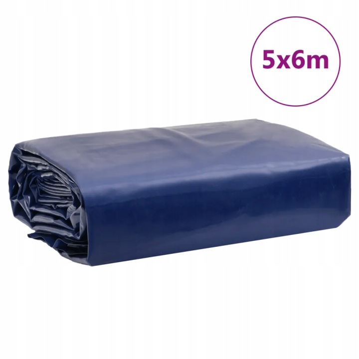 UNIVERSELLE BÂCHE BLEUE 5X6M PVC 650G/M²