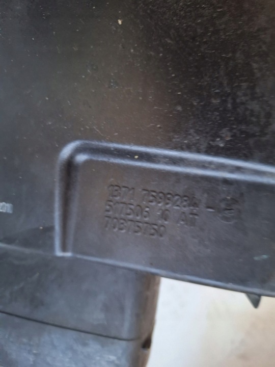 BMW E92 LIFT N55 CHÂSSIS FILTRE AIR 7599284