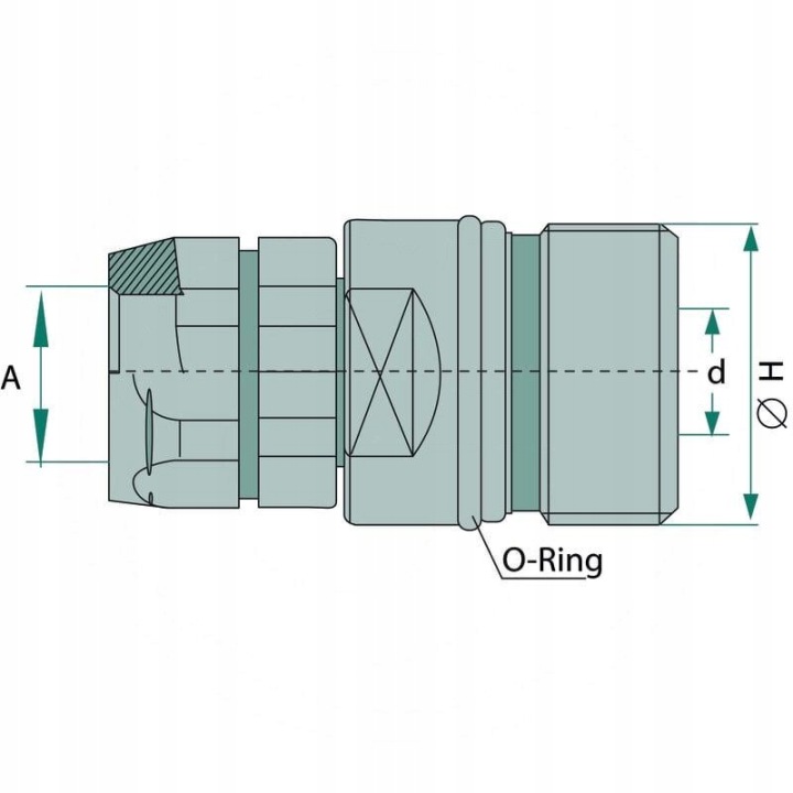 GRANIT KF (G3/4″) IR DN25-BG6 RACCORD RÉGLABLE