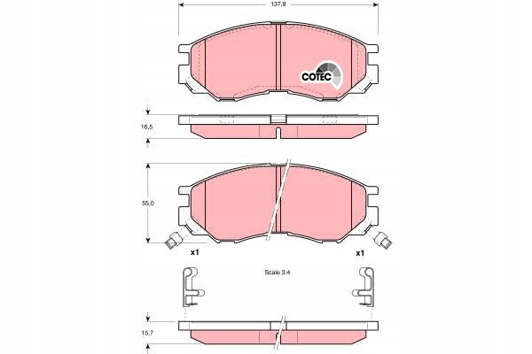 ZAPATAS HAM. MITSUBISHI P. PAJERO 94- Z SENSOR 