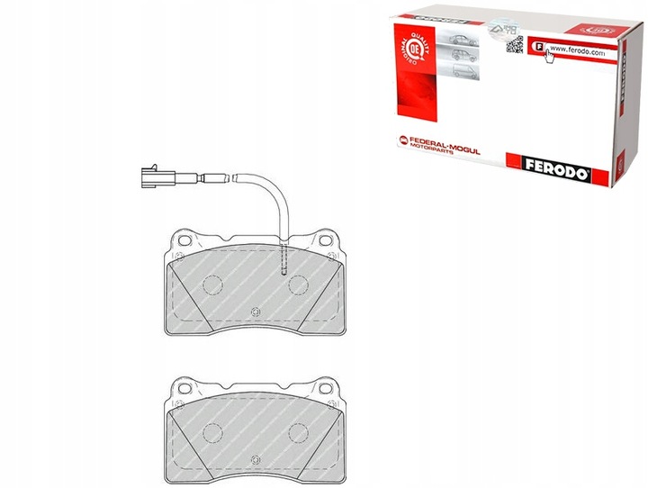 PADS BRAKE FERODO 77365490 PAD1790 573433B F photo 1 - milautoparts-fr.ukrlive.com