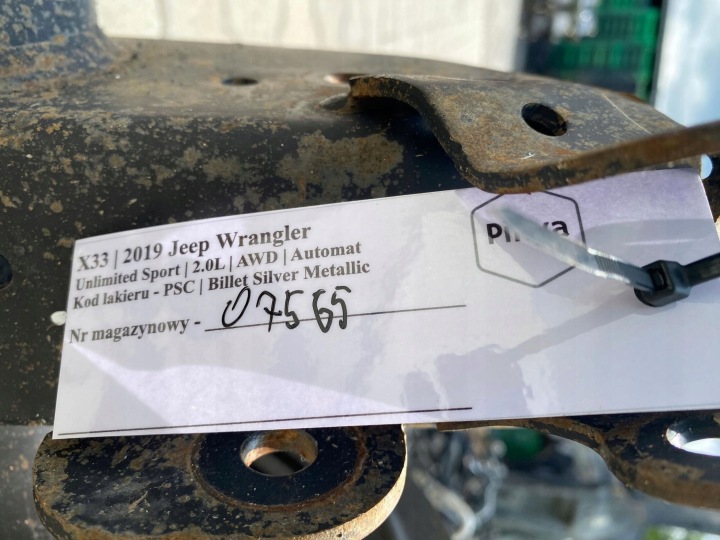 PONT ARRIÈRE DIFFÉRENTIEL JEEP WRANGLER IV JL 2018+ USA