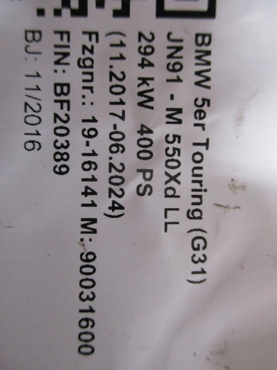 REVÊTEMENT MOULURE SEUIL BMW 5 G31 8064907 8064906