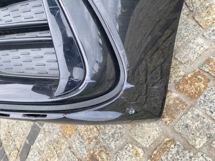 MERCEDES 206 C CLASSE AMG PARE-CHOCS GRILLE AVANT 2068858401 ORIGINAL